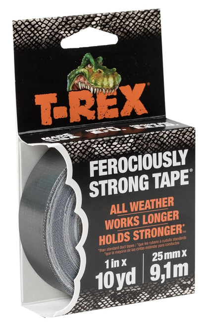 T-Rex Tape Ferociously Strong Waterproof Graphite Grey Tape, 25mm x 9.14m