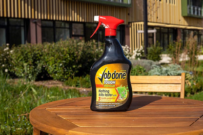 Job Done Tough Weedkiller | 1 Litre Spray | Controls Brambles, Nettles and More.