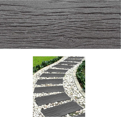 Primeur Garden Stepping Stone Railroad Tie Grey