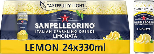 San Pellegrino Sparkling Lemon Cans 24x330ml