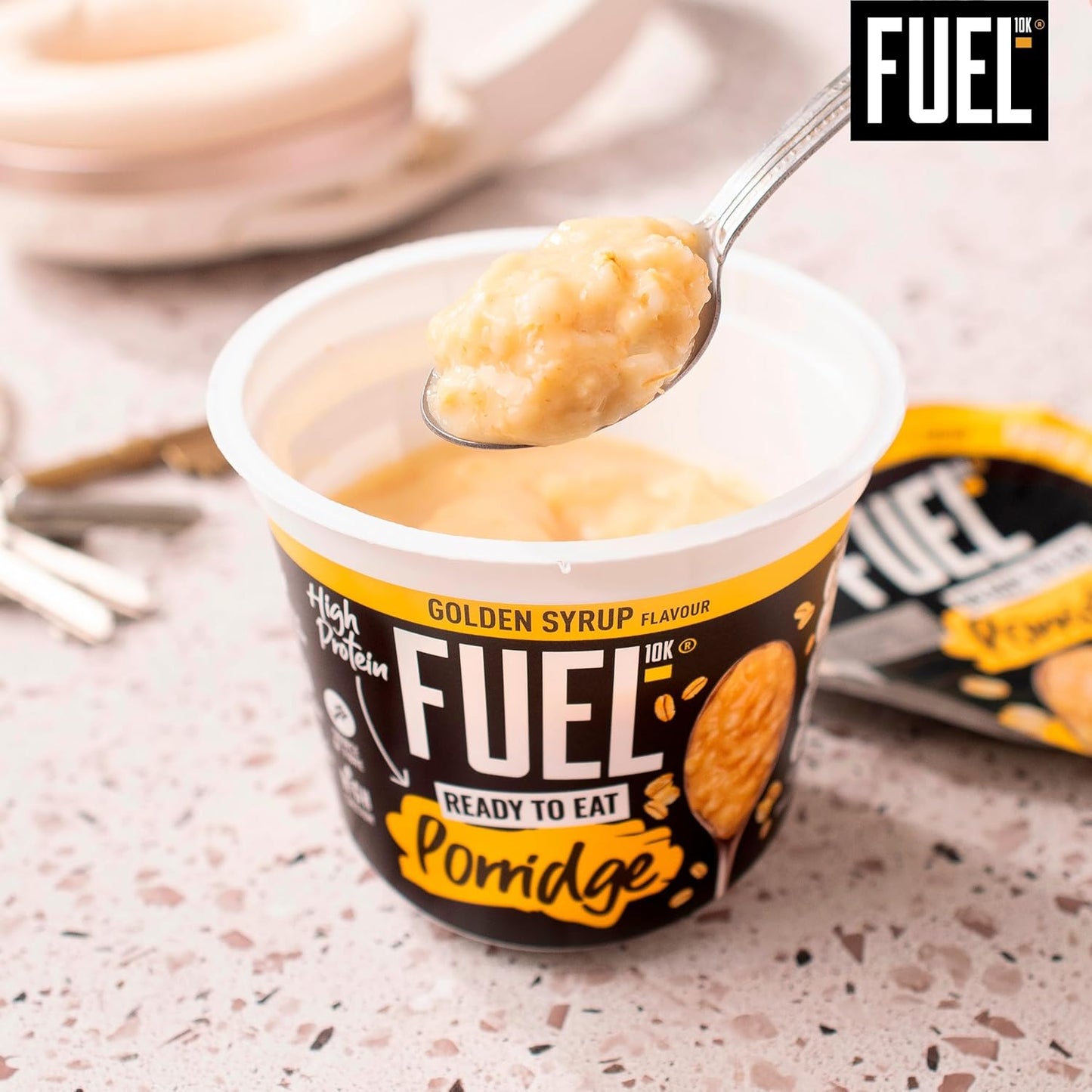 Fuel 10K Ready To Eat Golden Syrup Porridge Pot 6 x 210g