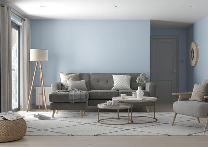 Dulux Walls & Ceilings | Silk Emulsion Paint | Bright Skies | 1 x 2.5 Litre Tin