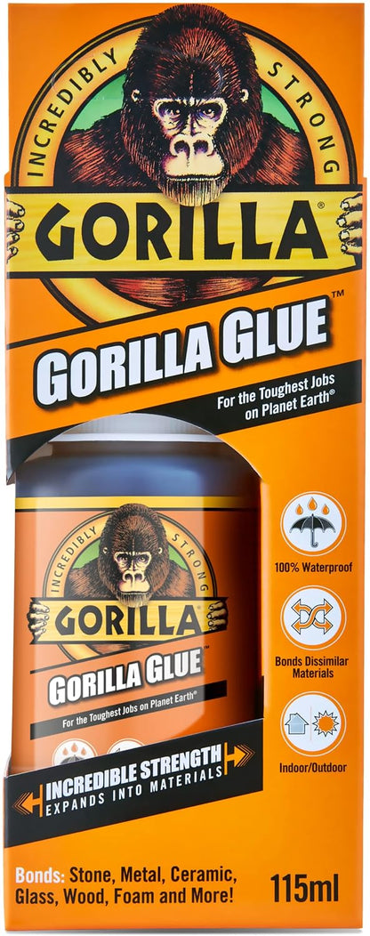 Gorilla Glue 115ml | 100% Waterproof | 1 x 115ml Bottle
