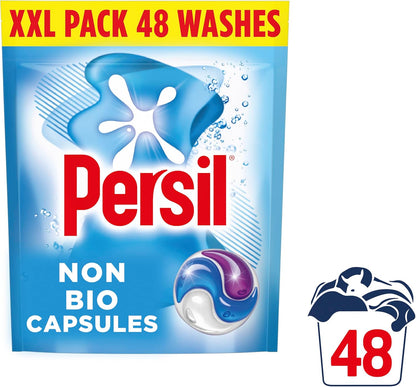 Persil Non Bio Powercaps 48 Washes {New Size & Price}