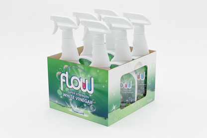 Flow Chemicals Super Strength White Vinegar | 1 x 750ml