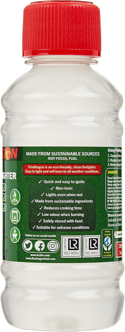 Firedragon - Natural & Eco-Friendly Firelighter Gel 200Ml