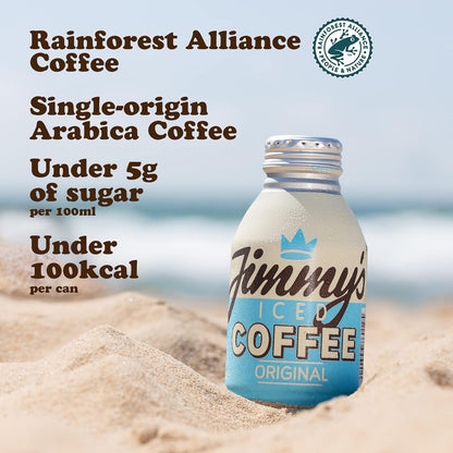 Jimmys Iced Coffee Original Bottle Can 12 x 275ml