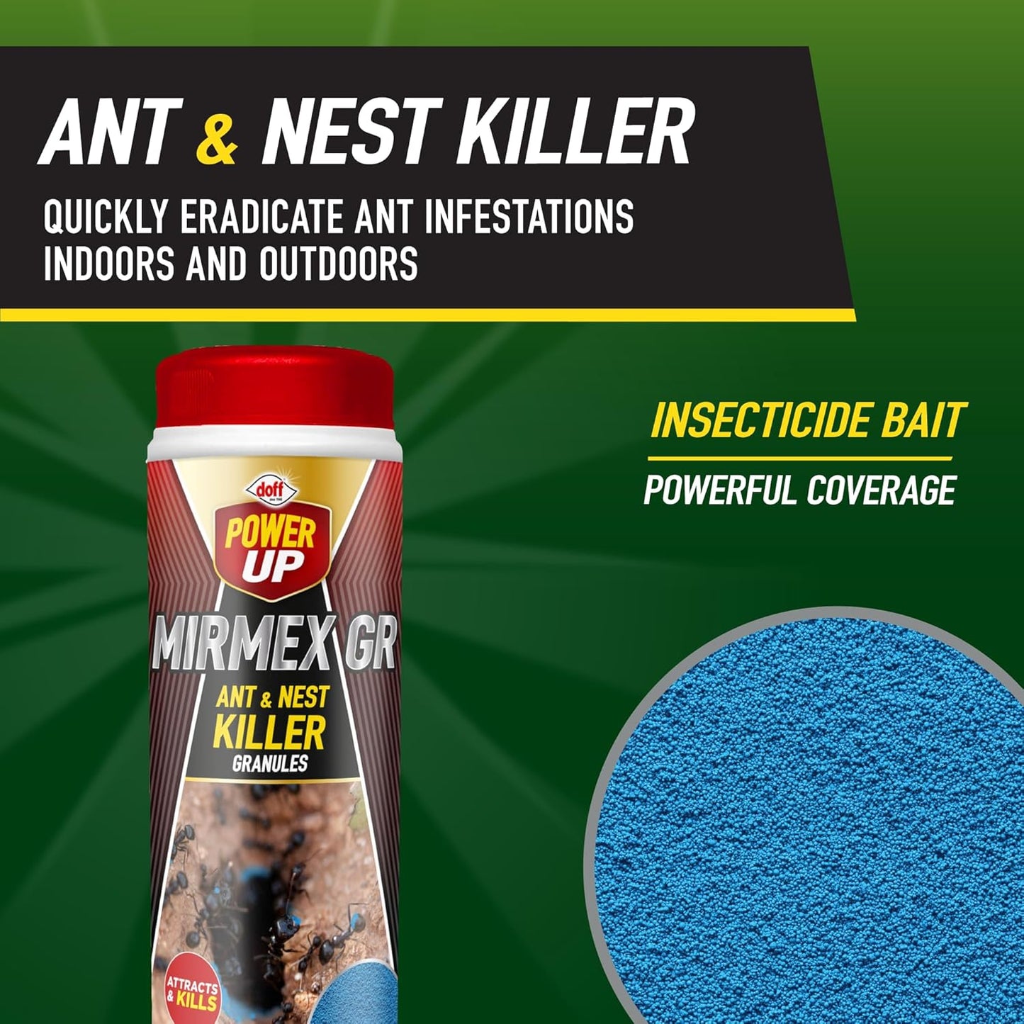 Doff Mirmex GR Ant and Ant Nest Killer Granules 350g Tub