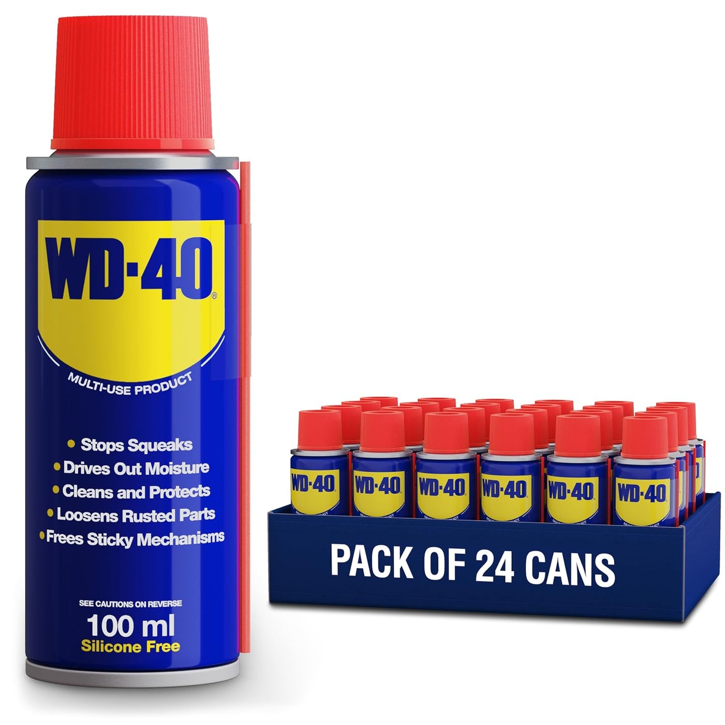 Wd-40 Multi-Use Product Original Spray Can, 100Ml - Handy Can For Home And Toolbox
