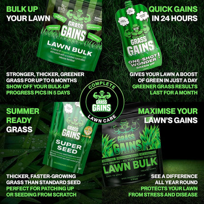 Grass Gains All Year Round One Shot Wonder Lawn Treatment 1 Litre