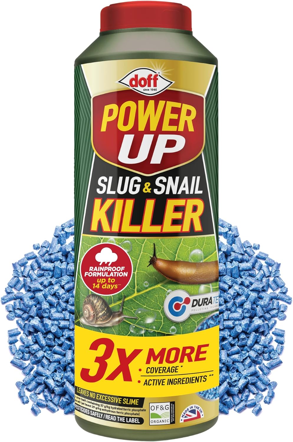 Doff Power Up Slug & Snail Killer - 3X More Powerful 650g.