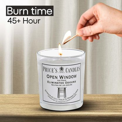 Price's Open Window Odour Eliminating Candle