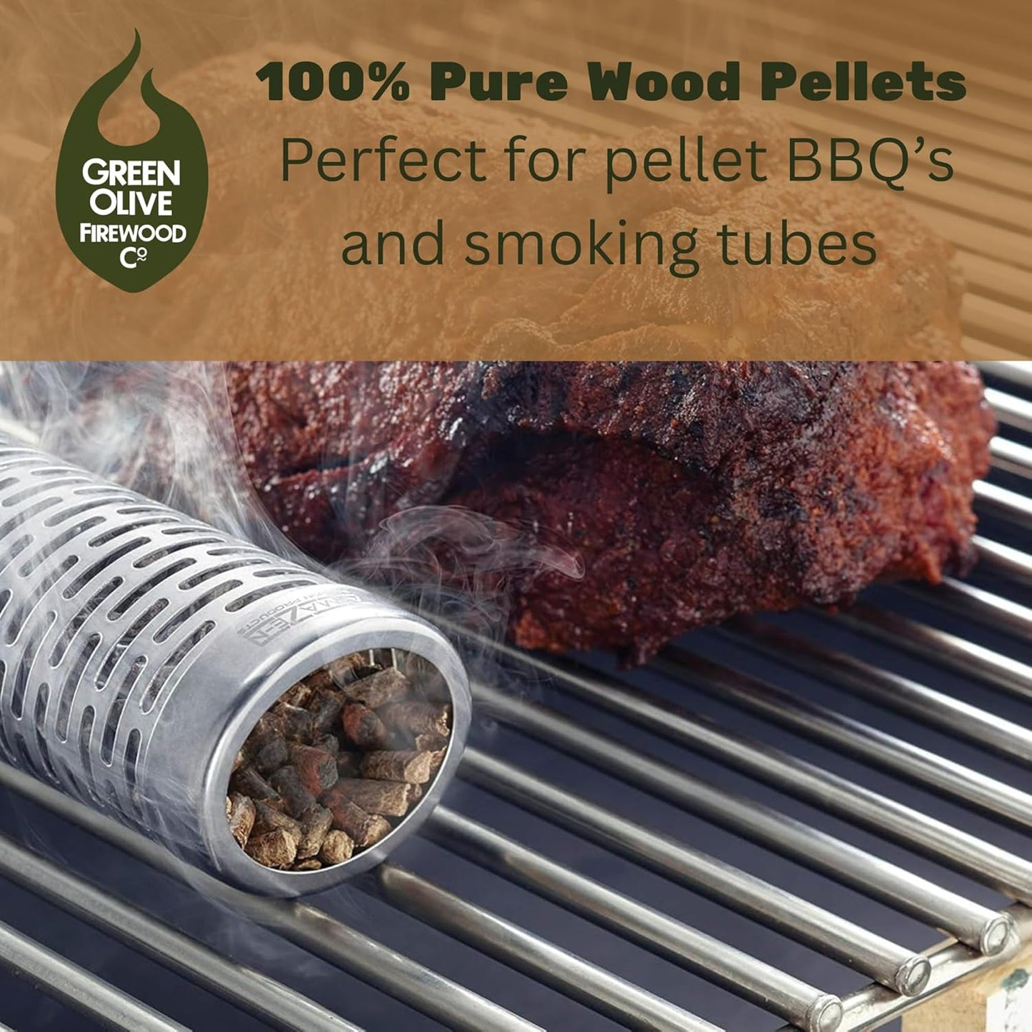 BBQ Hardwood Pellets | Premium Smoker Pellets | 22lb (10kg)