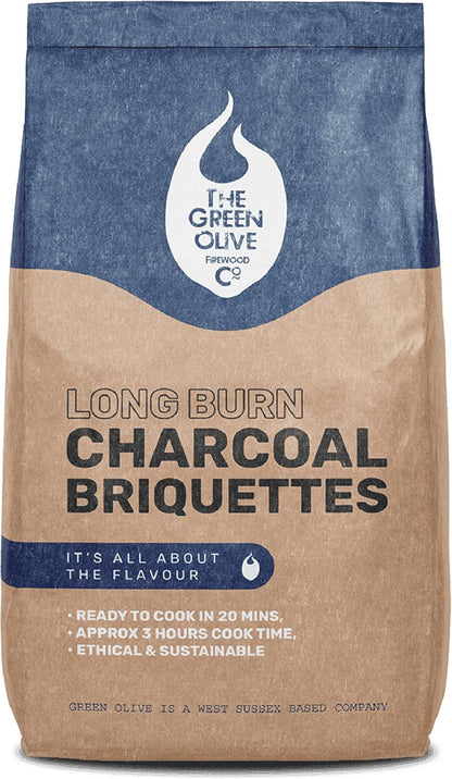 Long Burn Charcoal Briquettes 4Kg