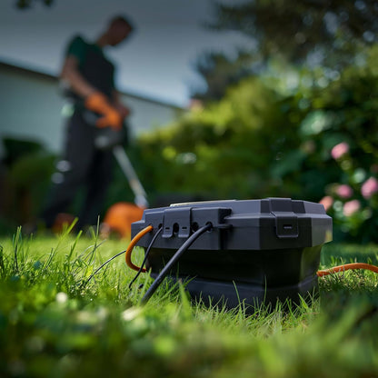Masterplug Weatherproof Electrical Connection Box & 4 Gang Extension