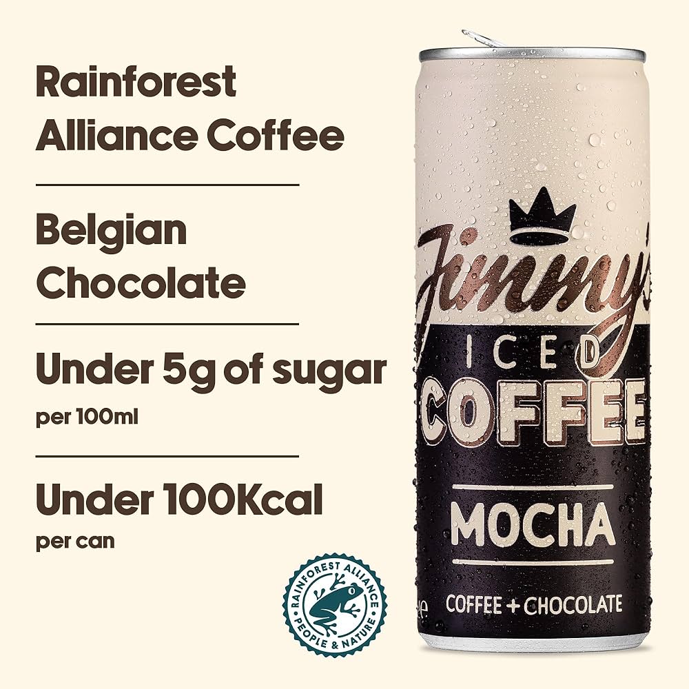 Jimmys Iced Coffee Mocha Cans 12x250ml