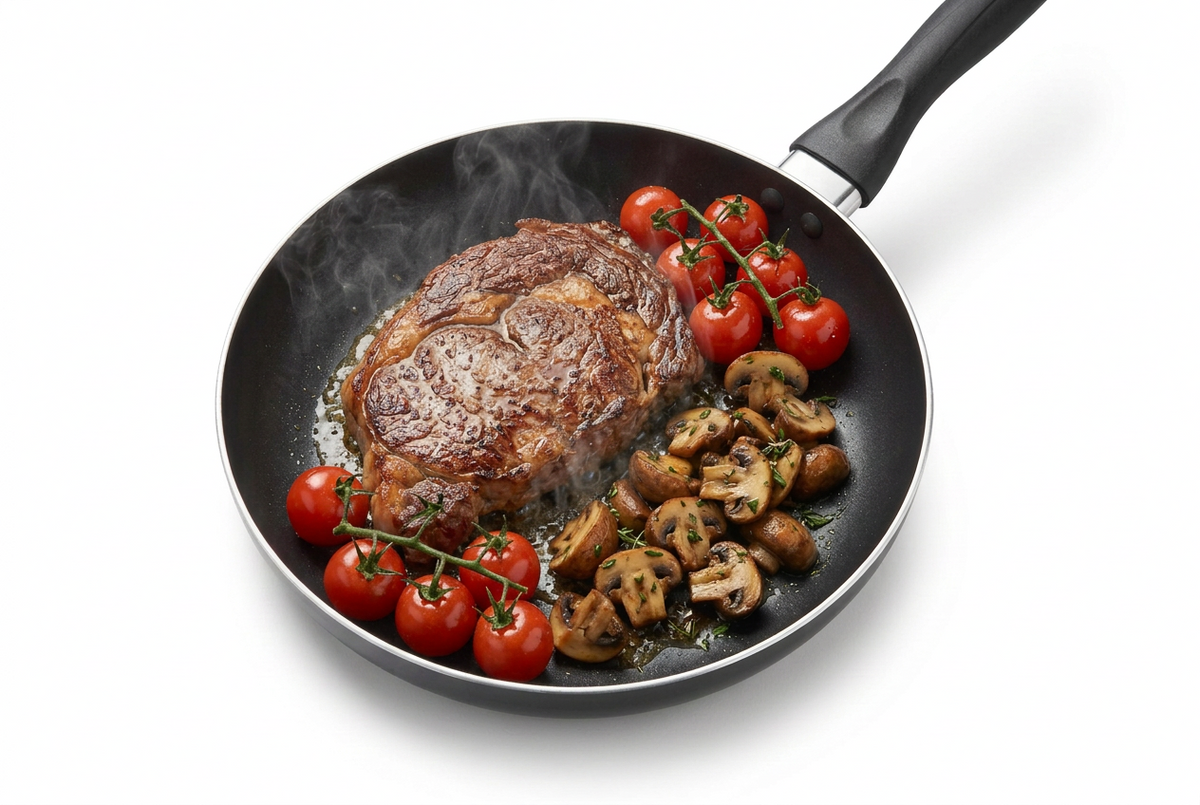 Chef Aid Non-Stick 24 Cm Frying Pan, Black
