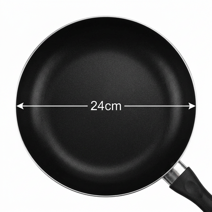 Chef Aid Non-Stick 24 Cm Frying Pan, Black