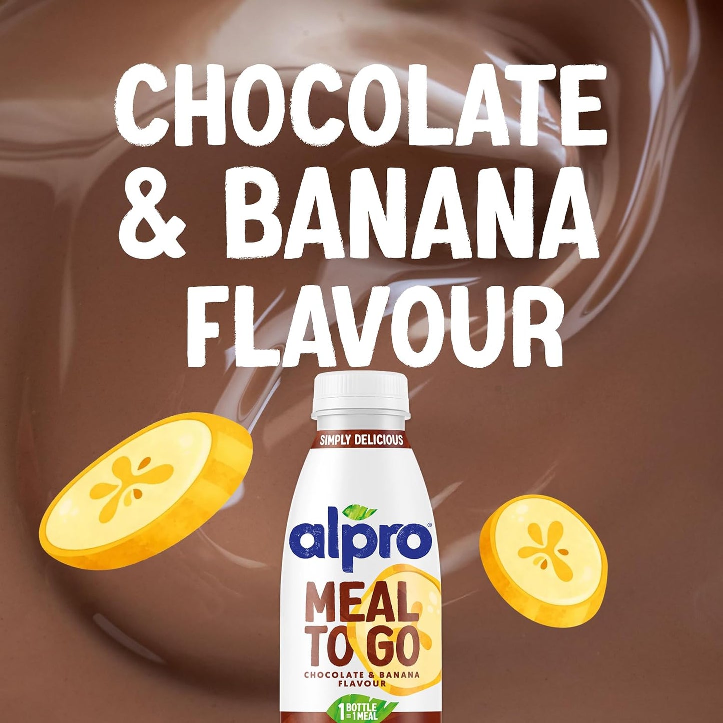 Alpro Meal To Go Chocolate & Banana 6x500ml