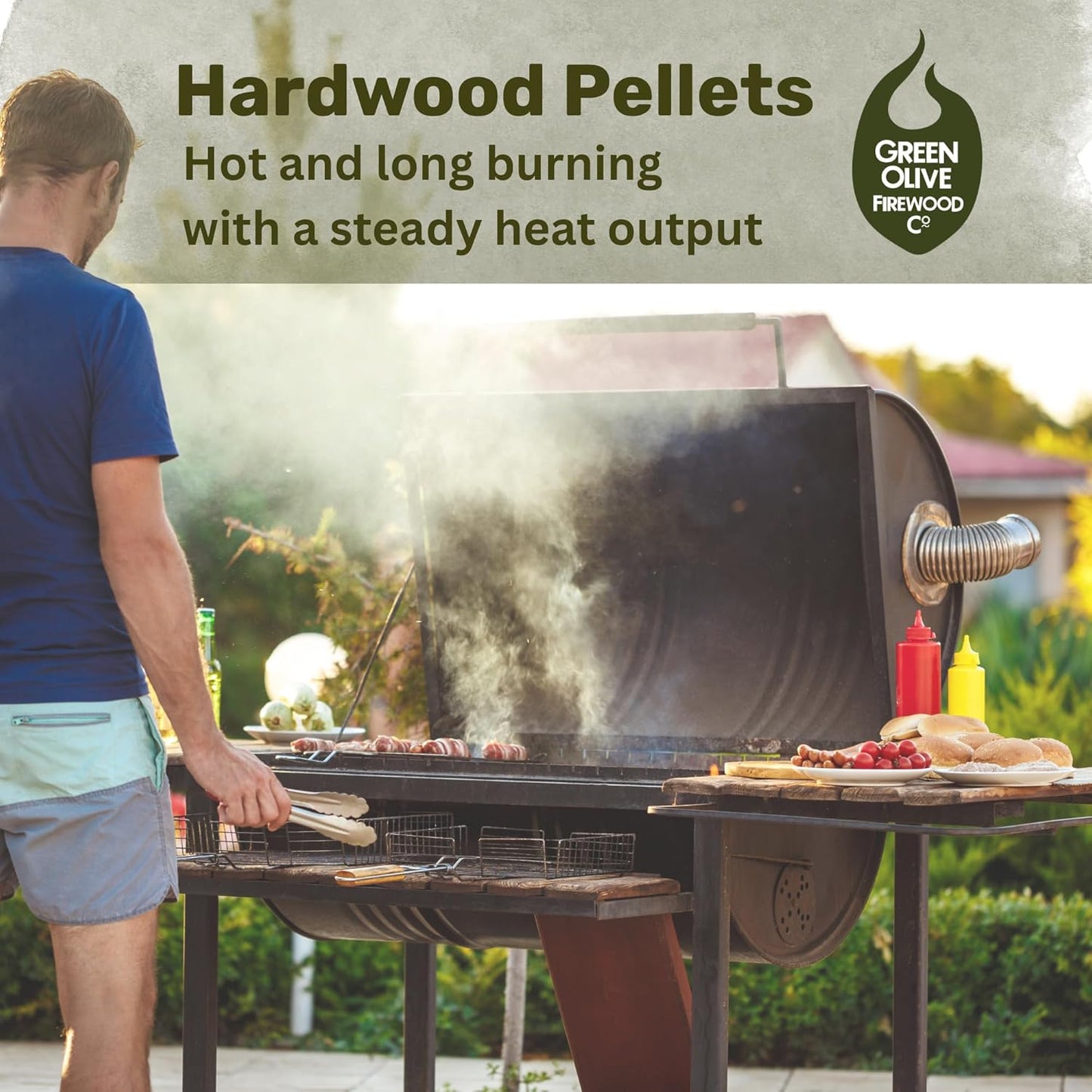 BBQ Hardwood Pellets | Premium Smoker Pellets | 22lb (10kg)