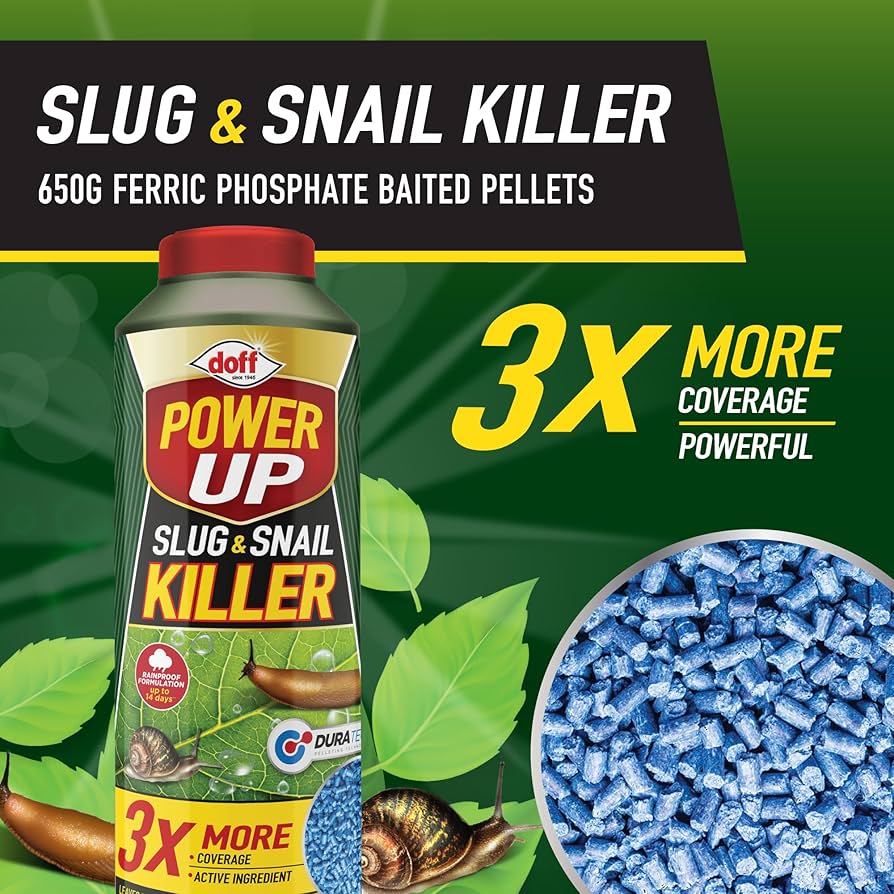 Doff Power Up Slug & Snail Killer - 3X More Powerful 650g.