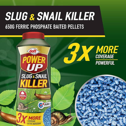 Doff Power Up Slug & Snail Killer - 3X More Powerful 650g.