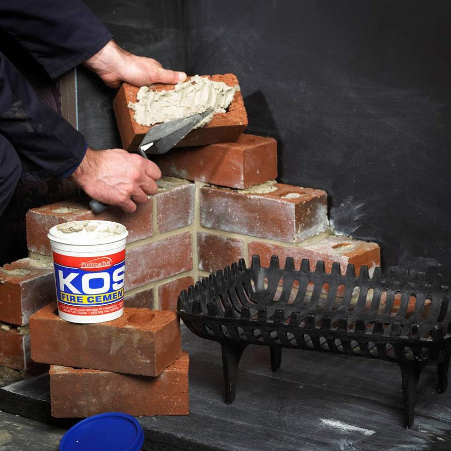 Everbuild Kos Fire Cement Cartridge €“ Ready To Use  Buff €“ 500G