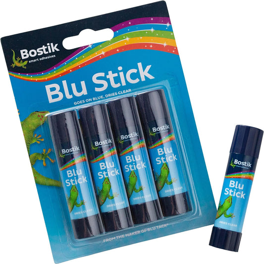 Bostik Blu Tack Glue Sticks 4's