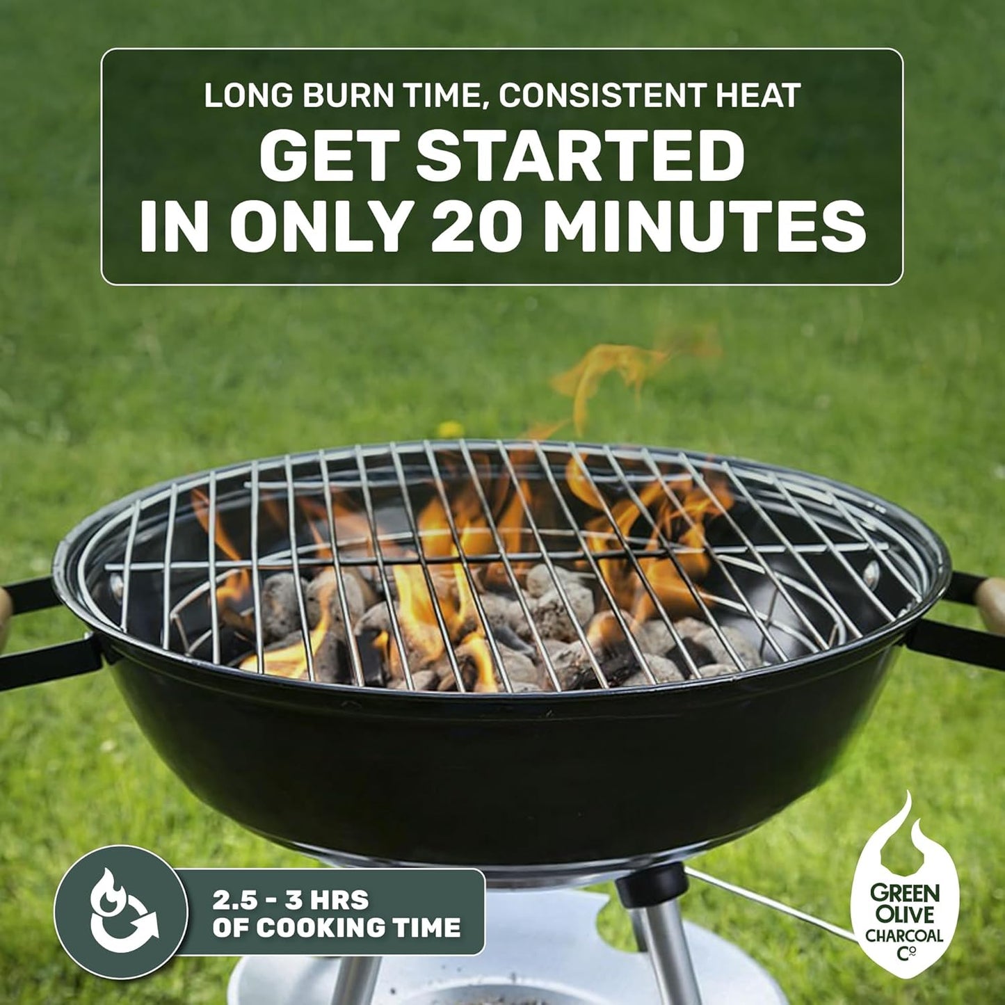 Long Burn Charcoal Briquettes 4Kg