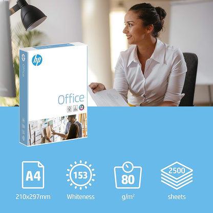 HP Office A4 80gsm White Paper 1 Ream (500 Sheet)