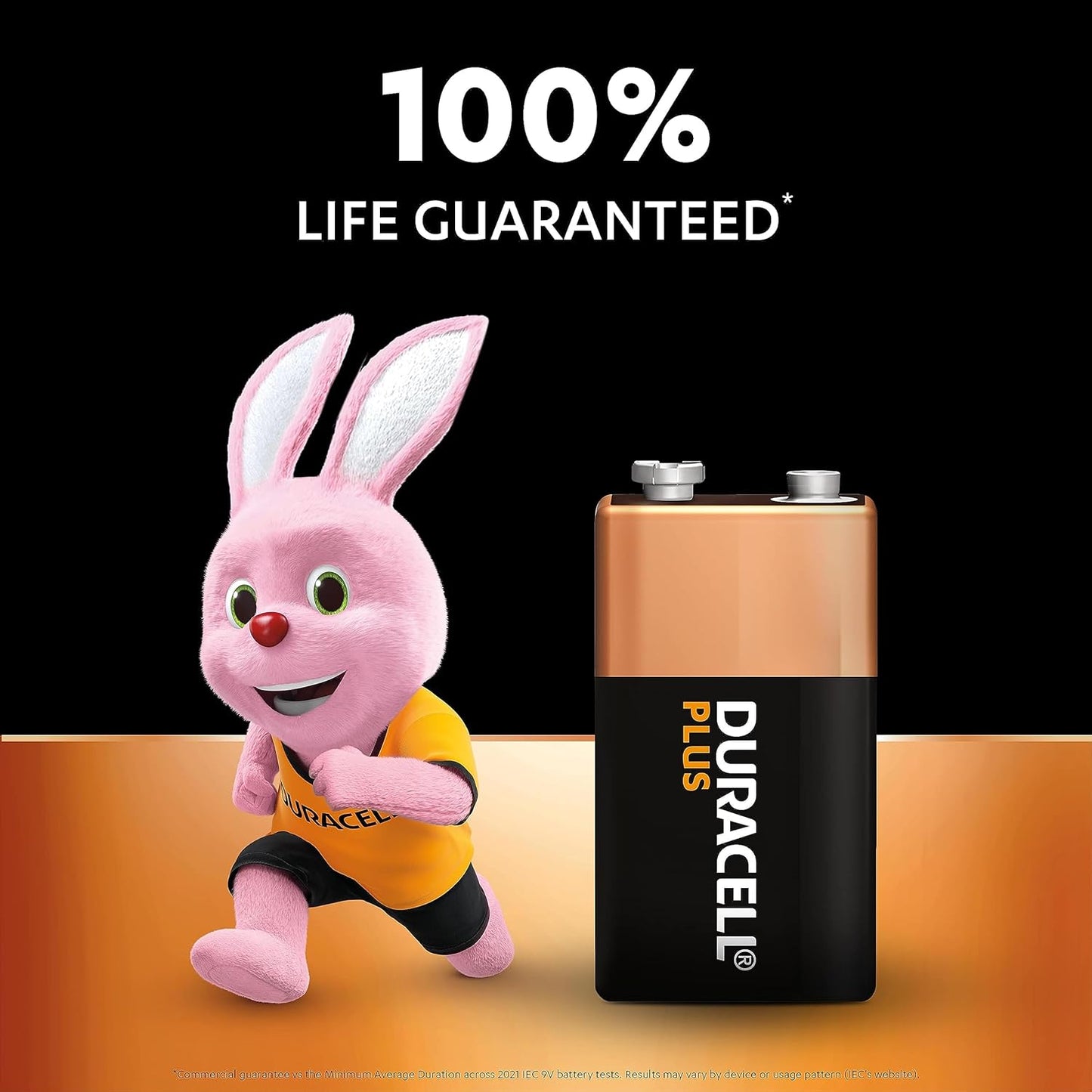 Duracell 9V Plus Power Battery Pack 2's