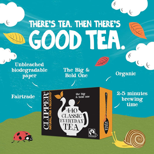 Clipper Fairtrade Everyday One Cup 440 Tea bags