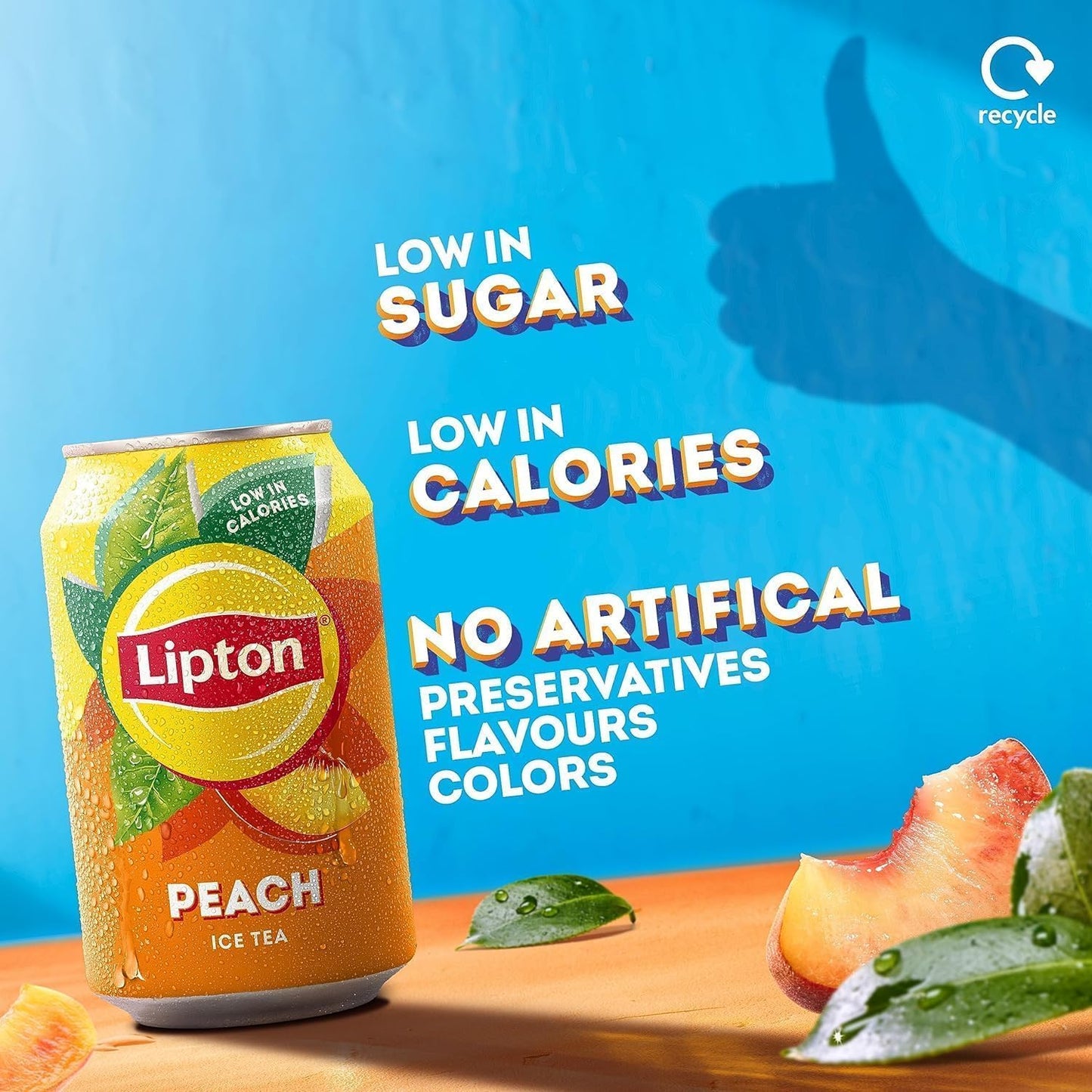 Lipton Peach Ice Tea | 330ml Can| 24 x 330ml Pack