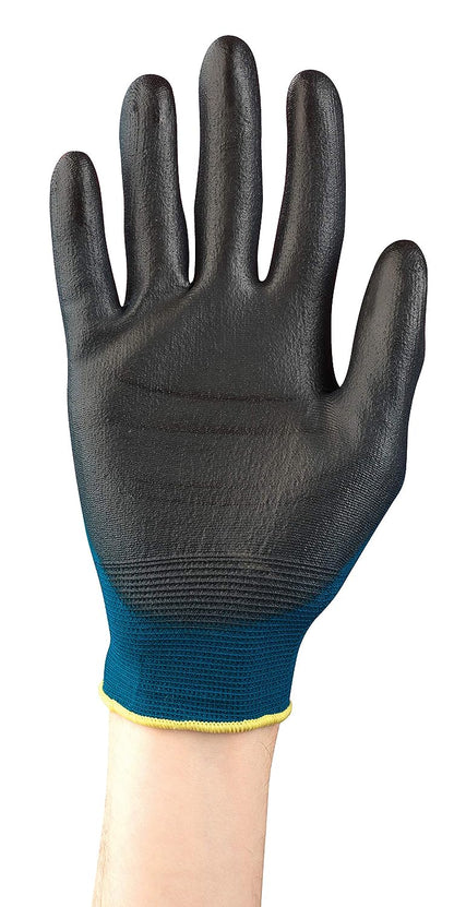 Ansell Hyflex 11-616 Blue/Black Extra Gloves Pair (All Sizes)