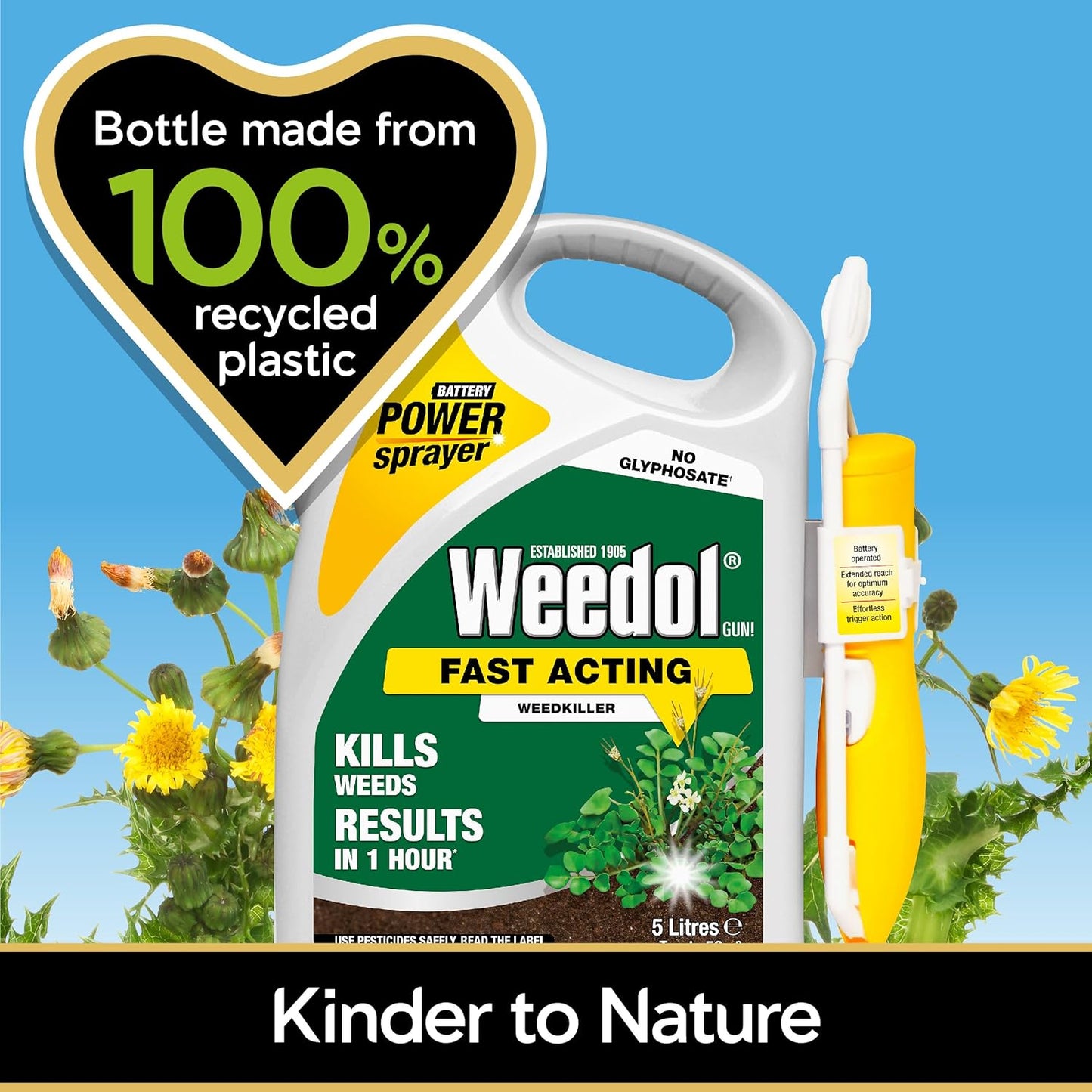 Weedol Fast Acting Power Sprayer 5 Litre | Ready to Use
