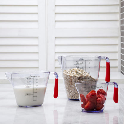 Kitchen Creative 3pc Measuring Jug Set 200 / 400 / 900ml