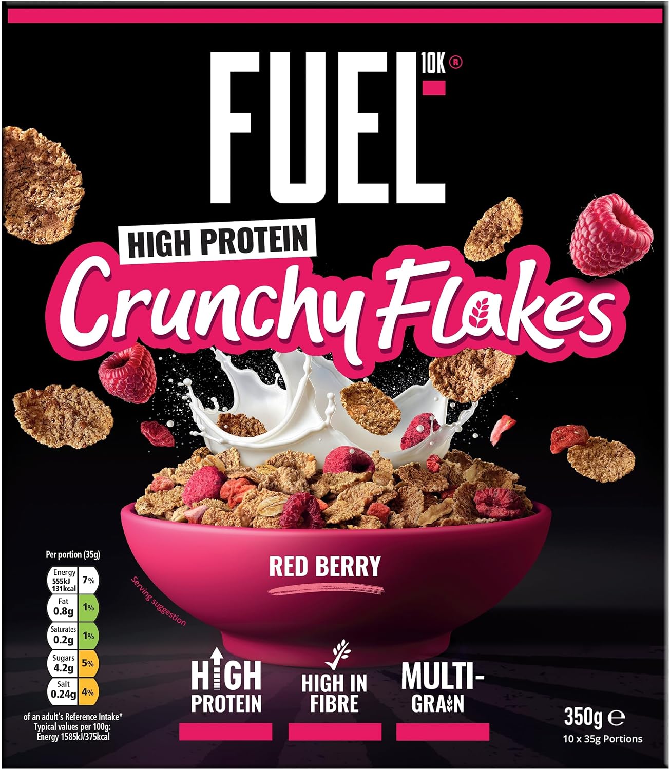 Fuel 10K Multigrain Berry Flakes 350g Box