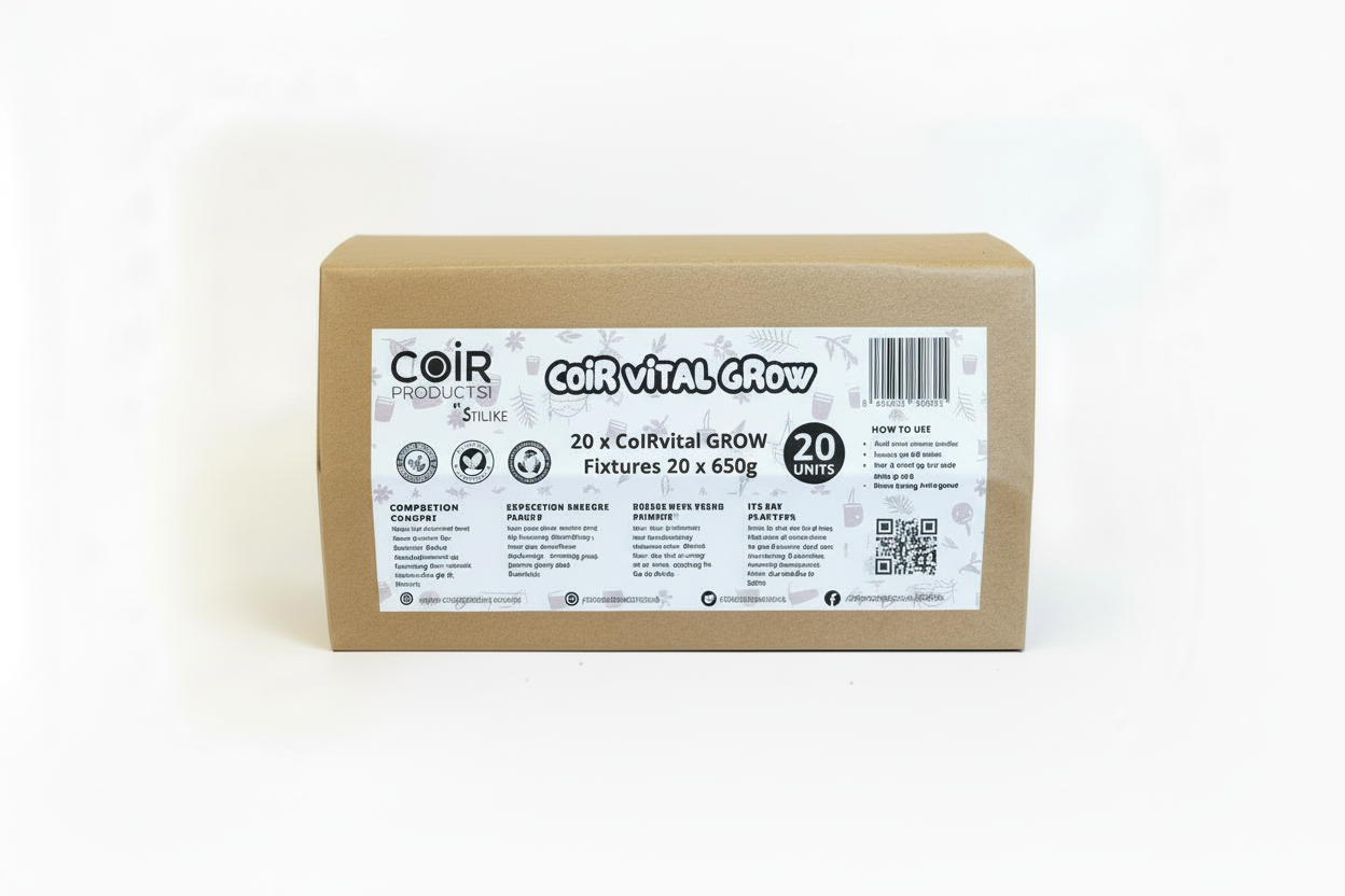 Coir Potting Mix Bricks | 100% natural and biodegradable | 650g