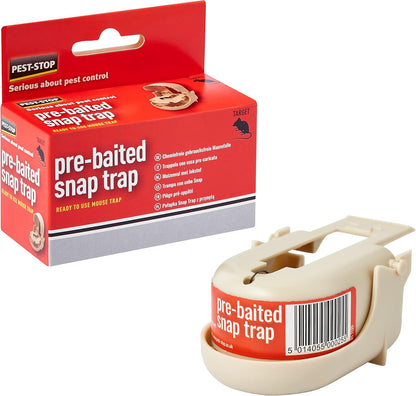 Pest-Stop Pre-Baited Snap-Trap | Reusable | Humane | Easy Clean {PSSTMB}