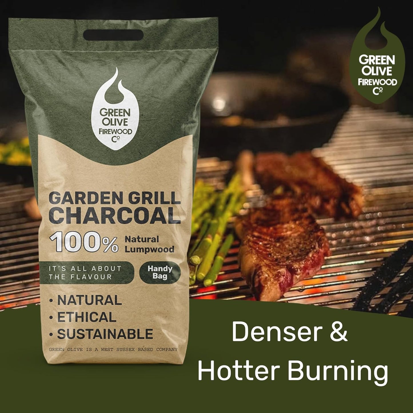 Gdn Grill Lumpwood Handy Bag 3Kg