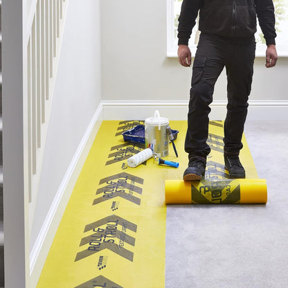 Everbuild Roll & Stroll Textured Carpet Protection 600mm x 75m rolls