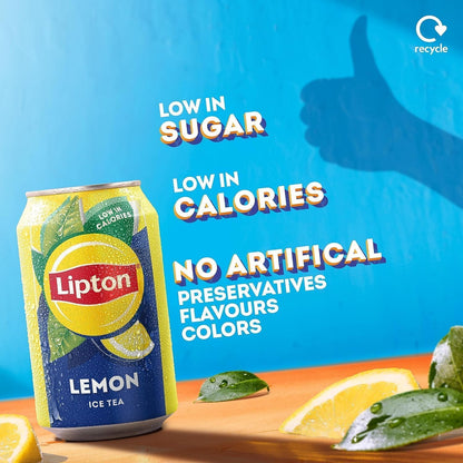 Lipton Lemon Ice Tea | 330ml Can| 24 x 330ml Pack