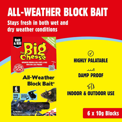 The Big Cheese All-Weather Block Bait - 10G X 6
