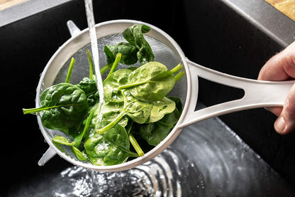 Chef Aid Large White Plastic Strainer 22cm | BPA Free