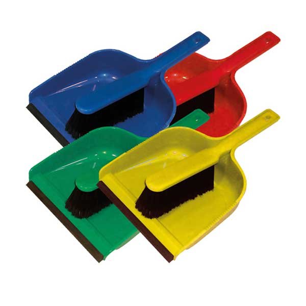 Janit-X Value Colour Coded Dustpan and Brush Set Green