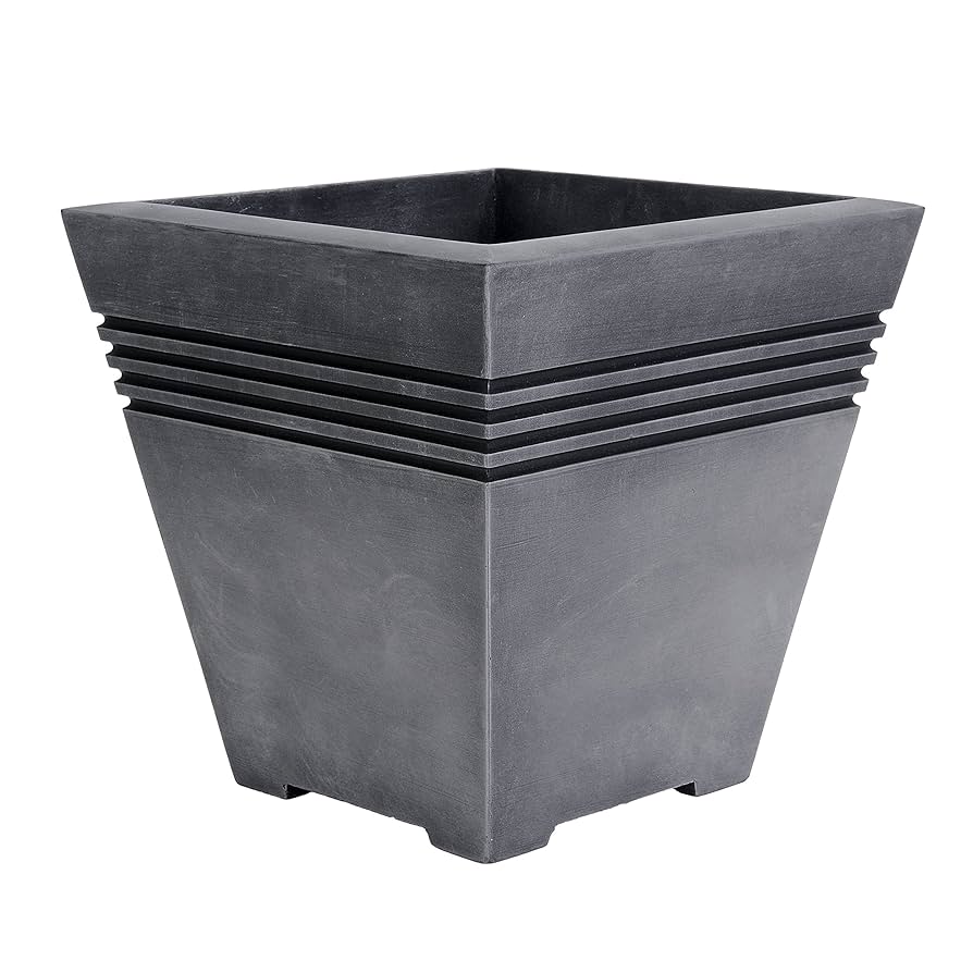 Milano Pewter 34cm Short Planter {GN705}