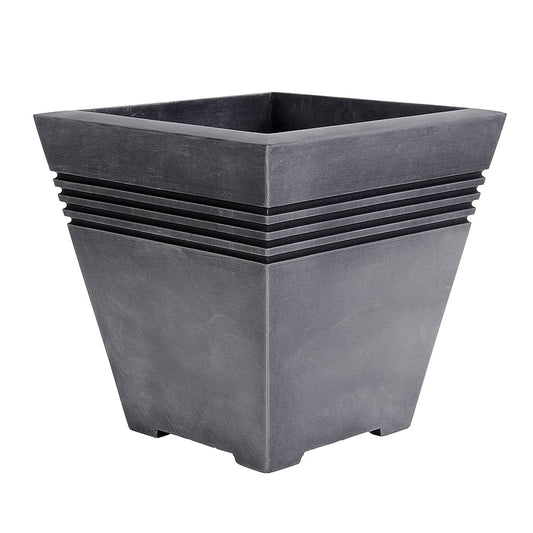 Milano Pewter 34cm Short Planter {GN705}