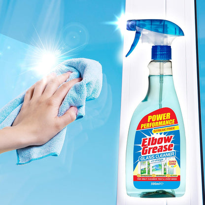Elbow Grease Glass Cleaner With Vinegar For Windows And Mirrors, 500 Ml
