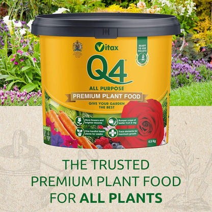 Vitax Q4 All Purpose Plant Food 4.5Kg Tub