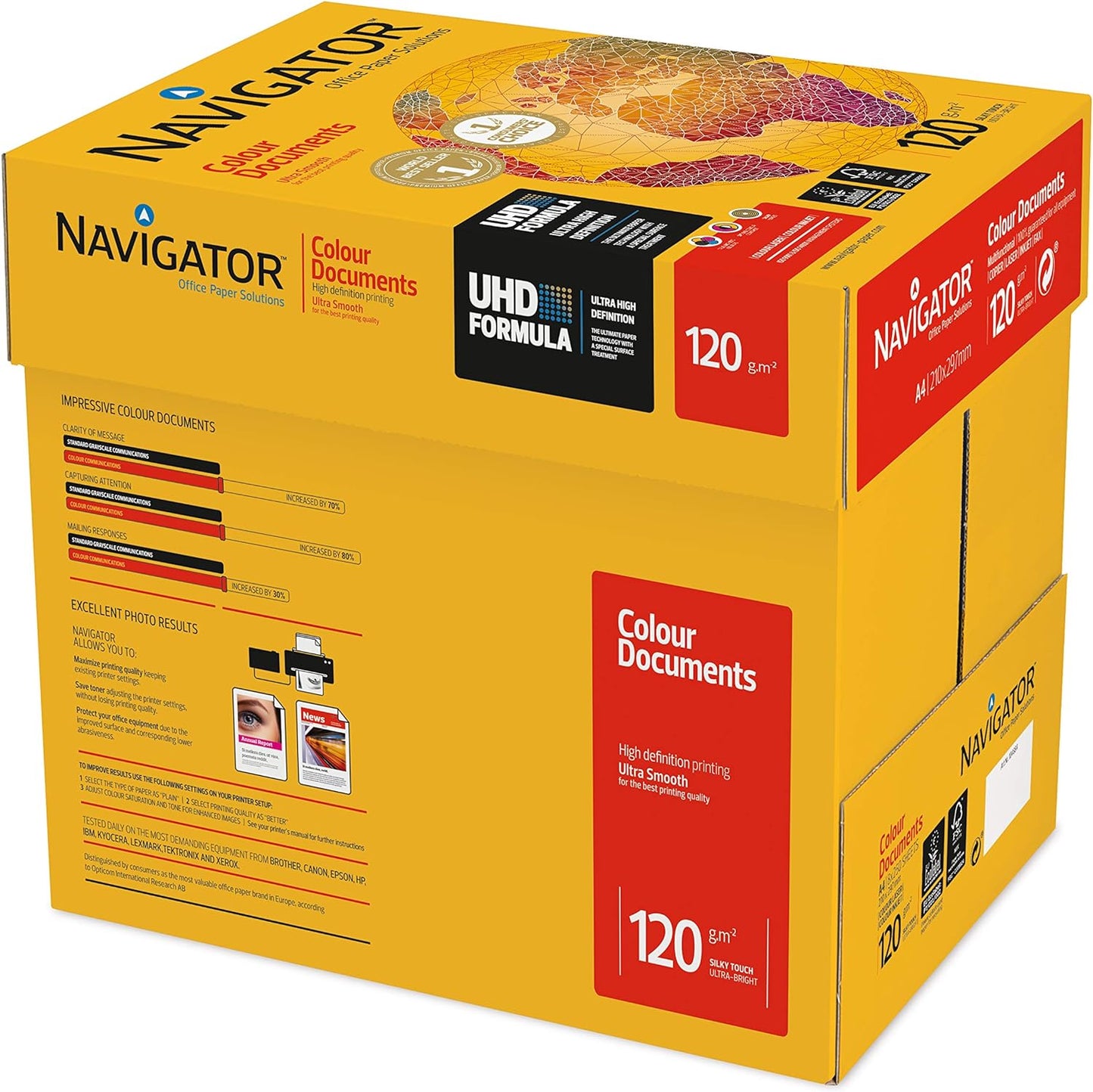 Navigator Colour Documents A4 120g Paper 1 Ream (250 Sheet)